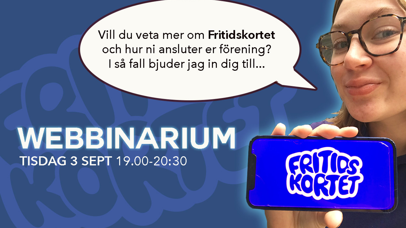 Fritidskortet Webbinarium Fb Hemsida