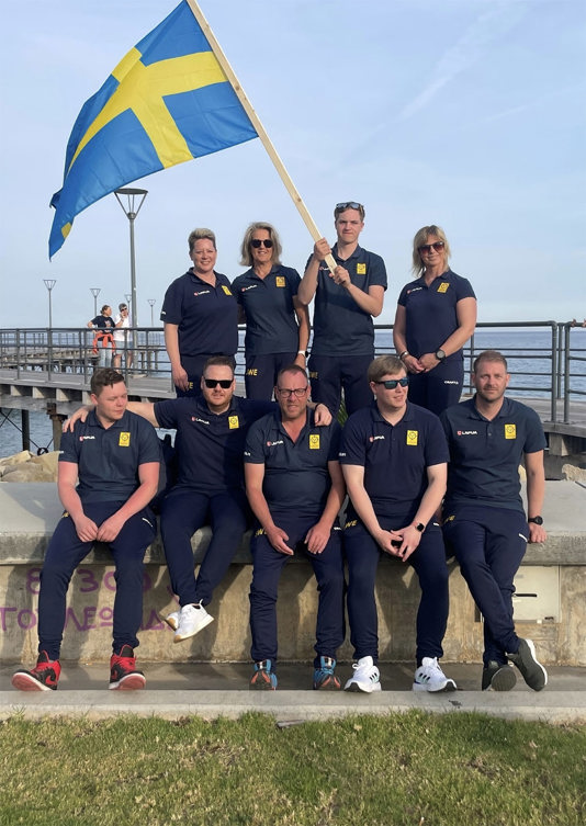 Svenska EM-truppen 2023 Fitasc Sporting